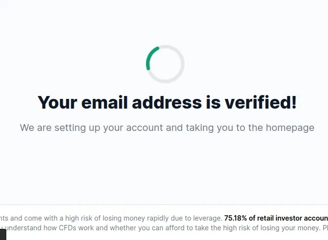 verifying your email
